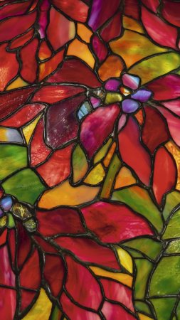 Stained glass art скачать фон 1424 x 2532