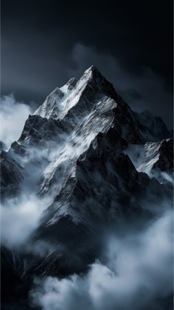 Dark mountain iphone wallpaper скачать фон 1424 x 2532