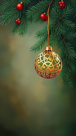 Фоновое изображение новый год скачать фон 1424 x 2532
