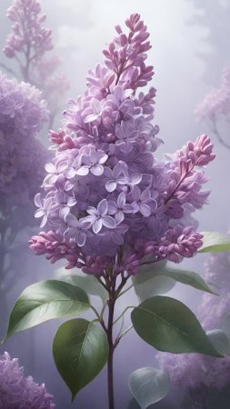 Сирень арт
