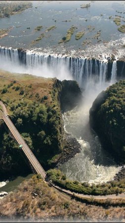 Замбия водопад виктория