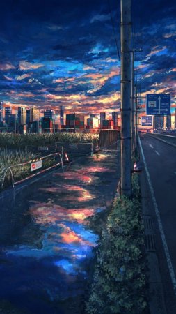 Обои аниме пейзаж