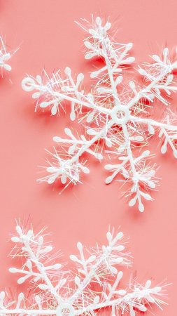 Новогодний фон снежинки