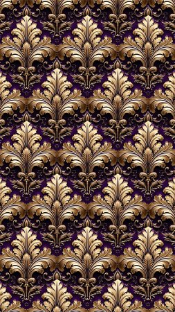 Purple and gold скачать фон 1424 x 2532