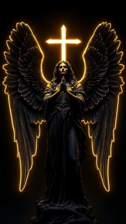 Archangel michael cross скачать фон 1424 x 2532