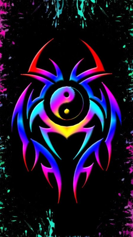 Yin yang скачать фон 1080 x 1920