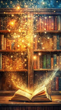 Волшебная книга скачать фон 1080 x 1920