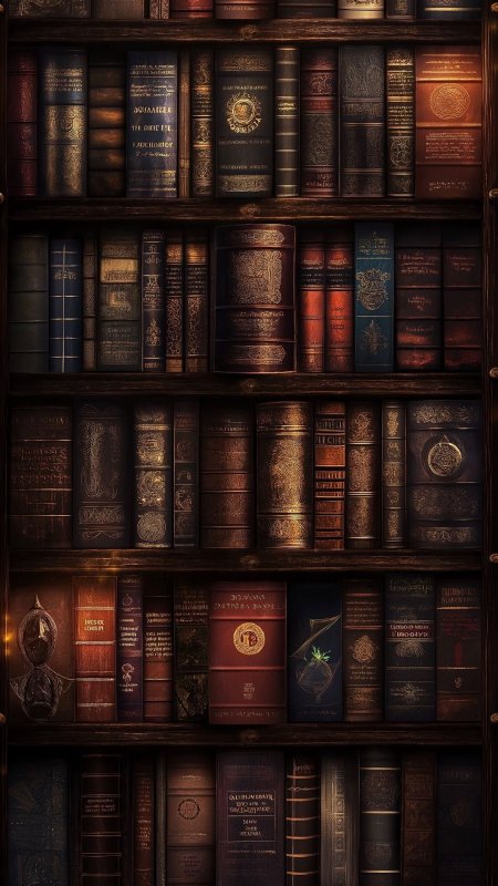 Интерьер библиотеки скачать фон 1080 x 1920