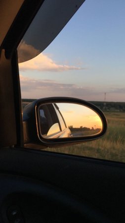 Вид из окна машины