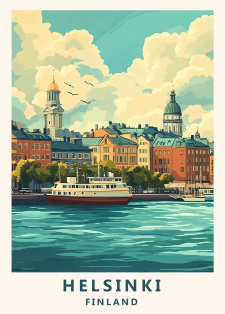 Плакат хельсинки скачать фон 1072 x 1500