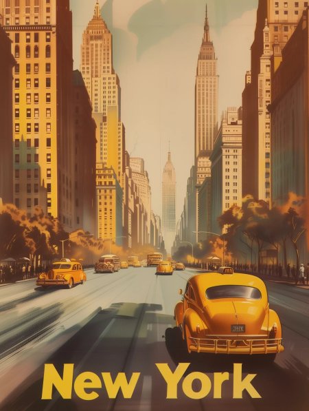 Vintage new york скачать фон 1856 x 2464