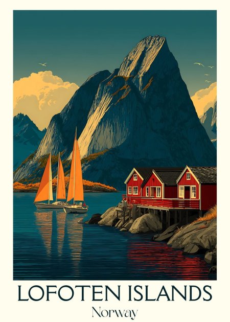Lofoten norway скачать фон 1200 x 1680