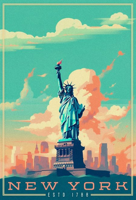 New york statue of liberty скачать фон 1030 x 1507