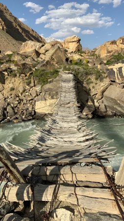 Hussaini suspension bridge