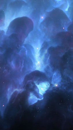 Космос звезды галактика туманность