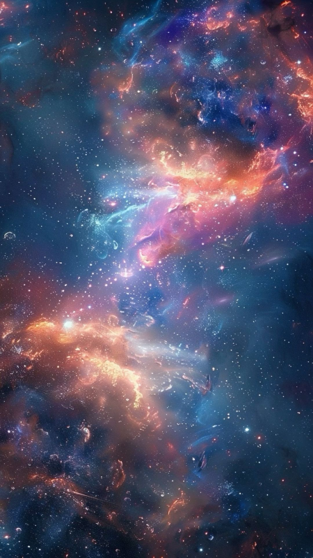 Abstract space wallpaper galaxy