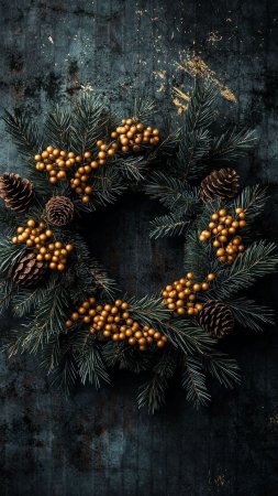 Обои украшения фон новый год рождество golden christmas background tree скачать фон 1424 x 2532