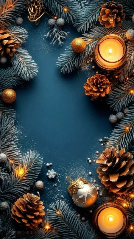 Новогодний фон скачать фон 1080 x 1920