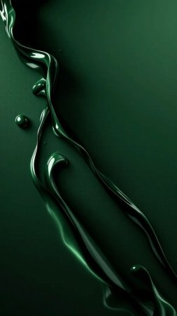 Green liquid скачать фон 1080 x 1920