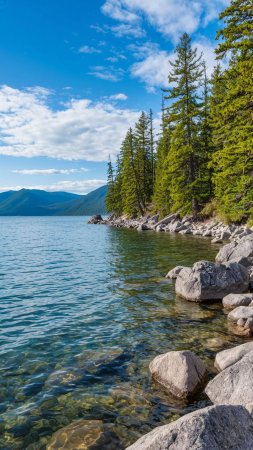 Baikal lake скачать фон 2160 x 3840