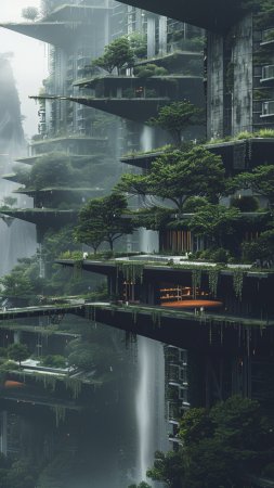 Пейзаж фантастический скачать фон 720 x 1280