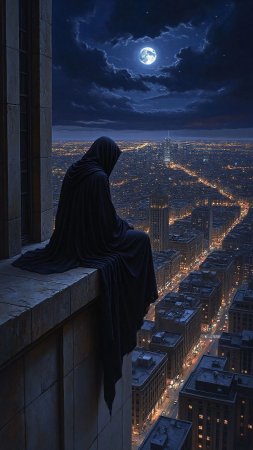 Ночной город скачать фон 2160 x 3840