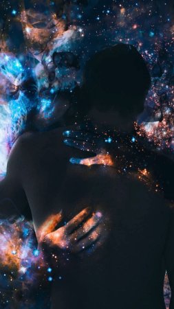 Любовь космос скачать фон 1080 x 1920