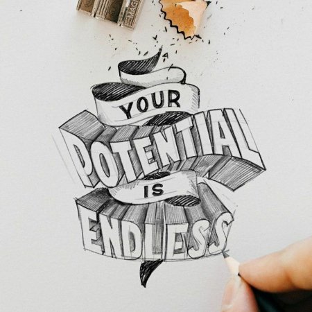 Hand lettering art скачать фон 2048 x 2048