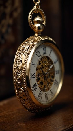 Antique pocket watch скачать фон 1080 x 1920