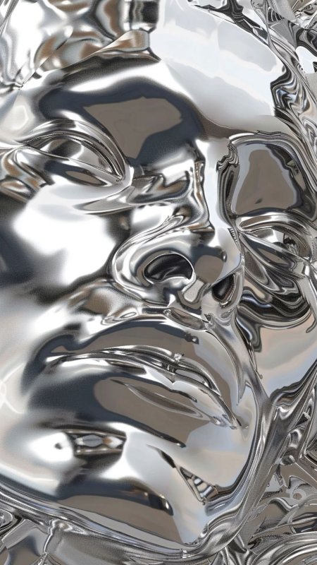 Liquid metal скачать фон 1080 x 1920