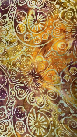 Gold batik baumwollstoff - floral mit reichen herbsttönen скачать фон 2160 x 3840