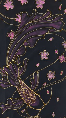 Роспись по ткани скачать фон 2160 x 3840