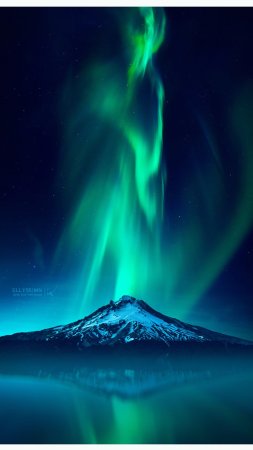 Aurora borealis northern lights