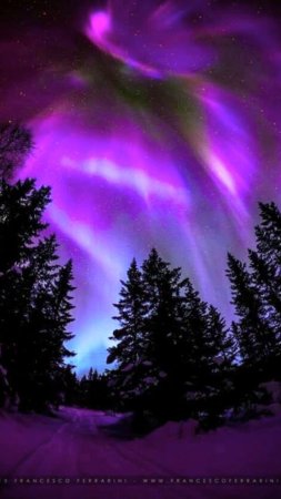 Северное сияние northern lights