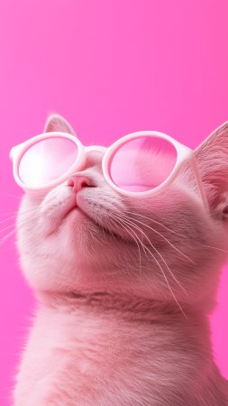 Pink cat
