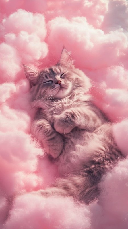 Розовые котики