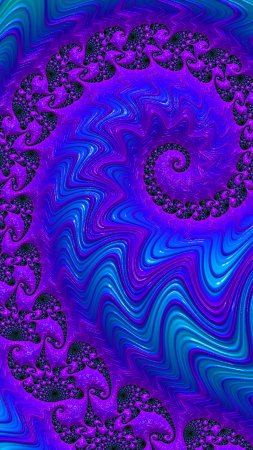 Fractal art скачать фон 1424 x 2532