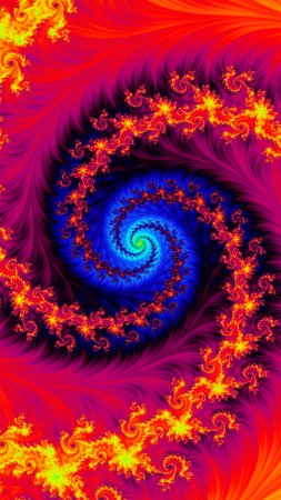 Fractal art скачать фон 1080 x 1920