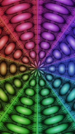 Fractal trippy скачать фон 1424 x 2532