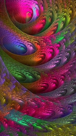 Фрактальная графика скачать фон 1424 x 2532