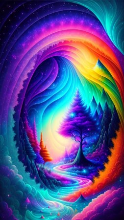 Арт красивый скачать фон 1080 x 1920