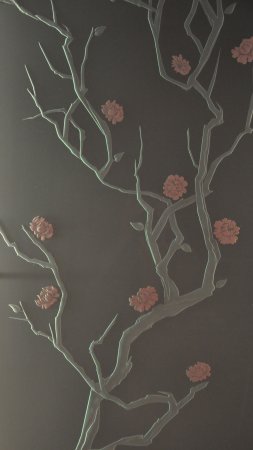 Витраж сакура скачать фон 2160 x 3840