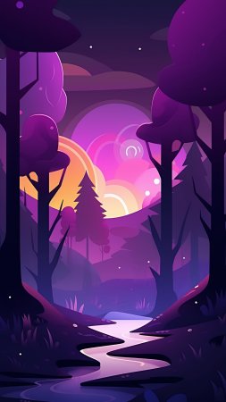 Иллюстрация пейзаж