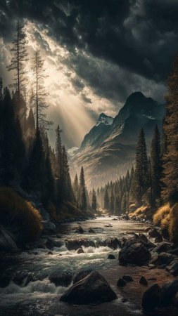 Mountain landscape photography