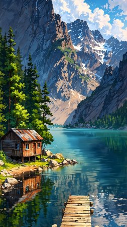 Пейзажи рисунки