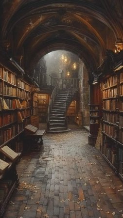 Старинная библиотека