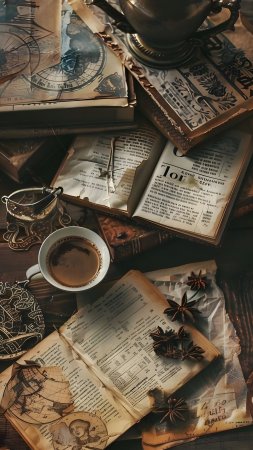 Книга и кофе