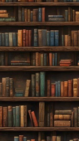 Книги на полке