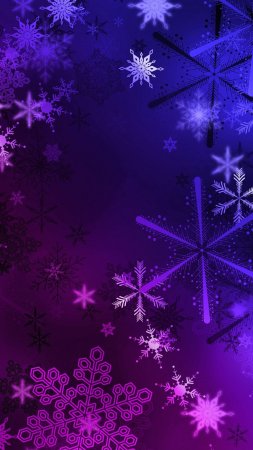 Обои на телефон снежинки скачать фон 1424 x 2532