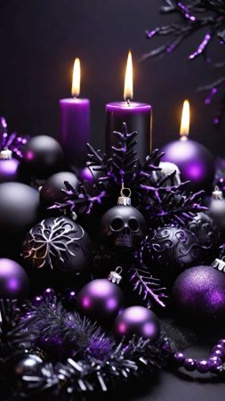 Dark christmas скачать фон 1080 x 1920